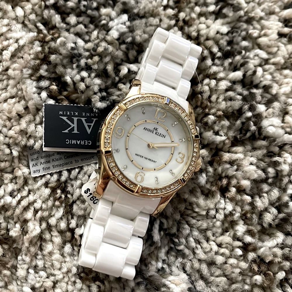 Anne Klein ceramic watch